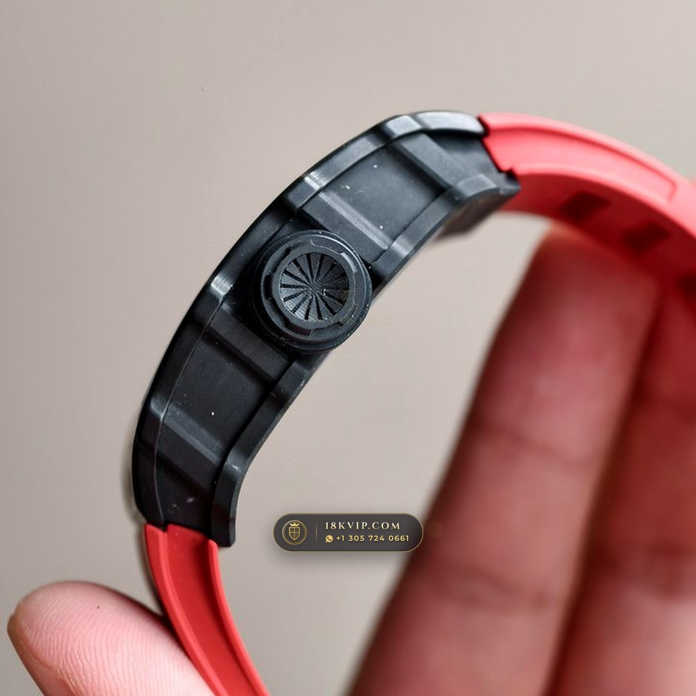 Richard Mille RM 35-02 Rafael Nadal Automatic Carbon TPT Skeleton — Private Vault Edition — Studio Gallery Plate VI in Carbon TPT & Grade 5 Titanium (50.2g Verified Mass, Richard Mille Cal. RMAL1 Variable-Geometry Rotor)