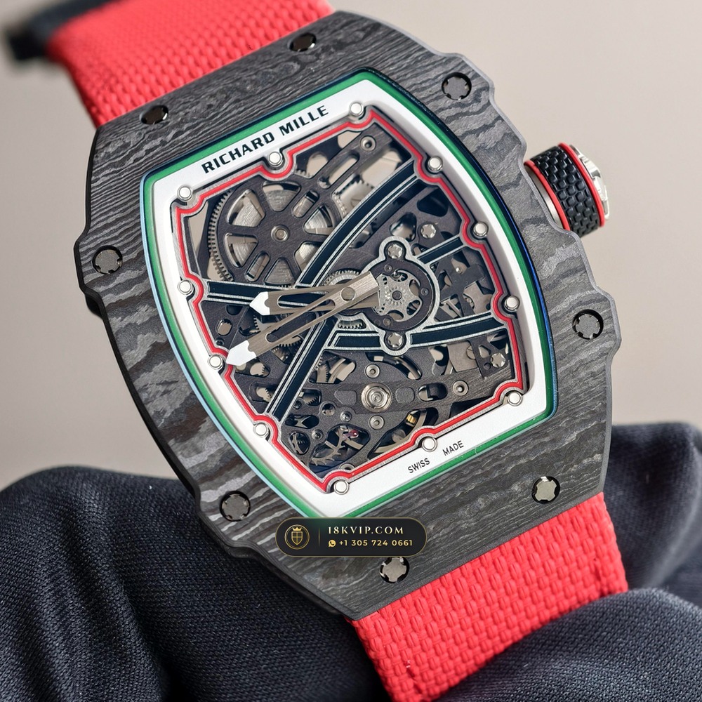 Richard Mille RM 67-02 Automatic Extra-Flat Italy Limited Edition Chronometer Regulated Spec — Private Vault Edition — Studio Gallery Plate II in Carbon TPT & Grade 5 Titanium (33.6g Verified Mass, Richard Mille Cal. CRMA7 Skeletonized Titanium)