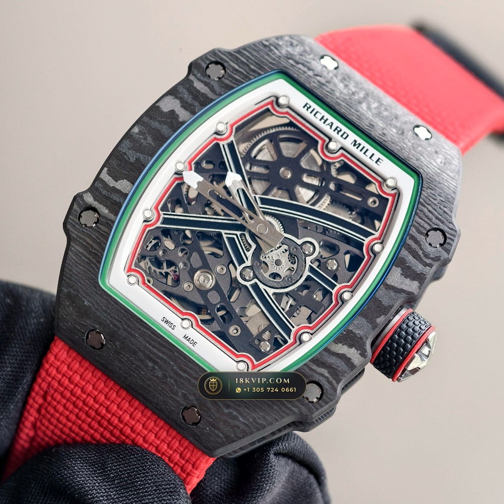 Richard Mille RM 67-02 Automatic Extra-Flat Italy Limited Edition Chronometer Regulated Spec — Private Vault Edition — Studio Gallery Plate III in Carbon TPT & Grade 5 Titanium (33.6g Verified Mass, Richard Mille Cal. CRMA7 Skeletonized Titanium)