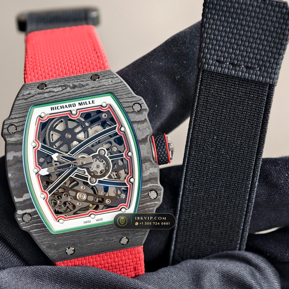 Richard Mille RM 67-02 Automatic Extra-Flat Italy Limited Edition Chronometer Regulated Spec — Private Vault Edition — Studio Gallery Plate IX in Carbon TPT & Grade 5 Titanium (33.6g Verified Mass, Richard Mille Cal. CRMA7 Skeletonized Titanium)