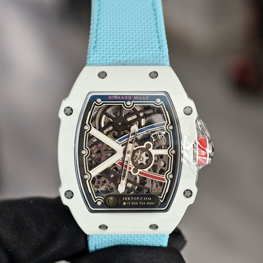Richard Mille RM 67-02 Automatic Extra-Flat Alexis Pinturault White Quartz TPT — Private Vault Edition — Studio Gallery Plate II in Carbon TPT & Grade 5 Titanium (33.4g Verified Mass, Richard Mille Cal. CRMA7 Skeletonized Titanium)