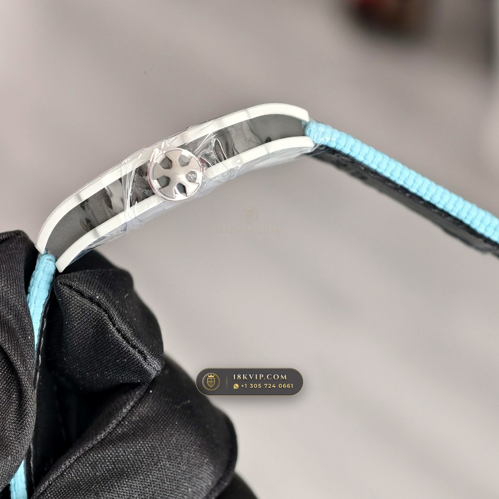 Richard Mille RM 67-02 Automatic Extra-Flat Alexis Pinturault White Quartz TPT — Private Vault Edition — Studio Gallery Plate VI in Carbon TPT & Grade 5 Titanium (33.4g Verified Mass, Richard Mille Cal. CRMA7 Skeletonized Titanium)