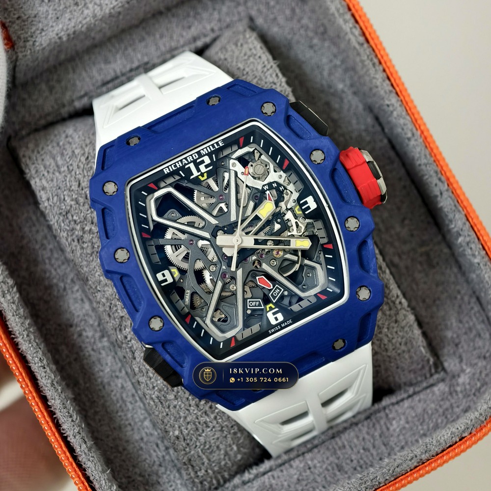 Richard Mille RM 35-03 Automatic Rafael Nadal — Private Vault Edition — Studio Gallery Plate II in Carbon TPT & Grade 5 Titanium (50.3g Verified Mass, Richard Mille Cal. RMAL2 Butterfly Split-Rotor)