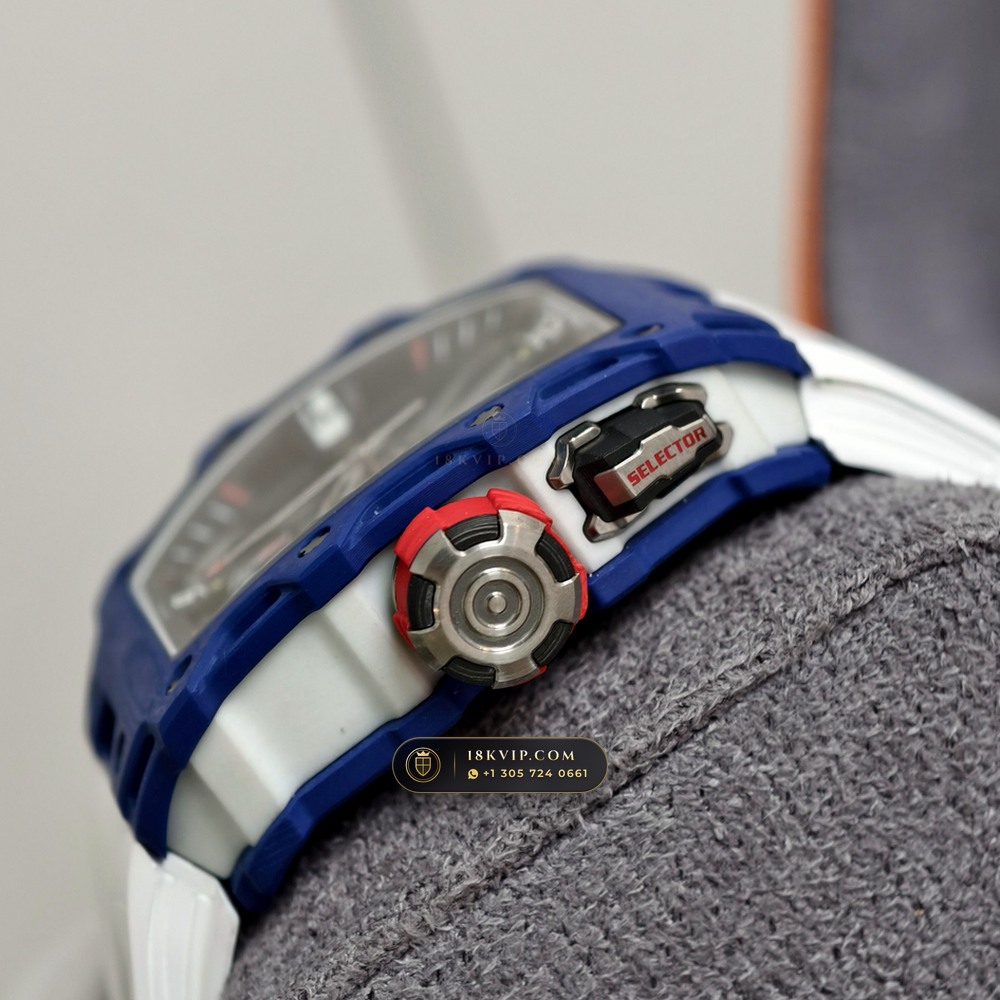 Richard Mille RM 35-03 Automatic Rafael Nadal — Private Vault Edition — Studio Gallery Plate VI in Carbon TPT & Grade 5 Titanium (50.3g Verified Mass, Richard Mille Cal. RMAL2 Butterfly Split-Rotor)