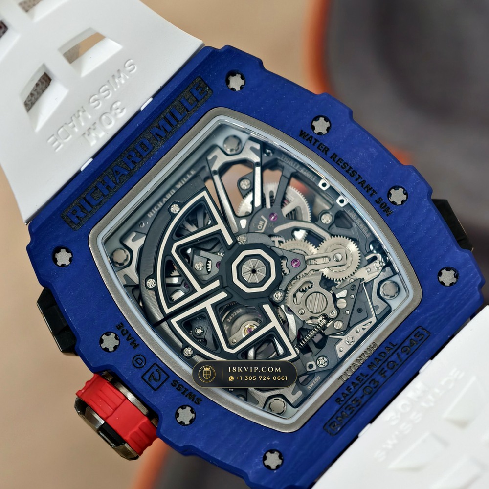 Richard Mille RM 35-03 Automatic Rafael Nadal — Private Vault Edition — Studio Gallery Plate VII in Carbon TPT & Grade 5 Titanium (50.3g Verified Mass, Richard Mille Cal. RMAL2 Butterfly Split-Rotor)
