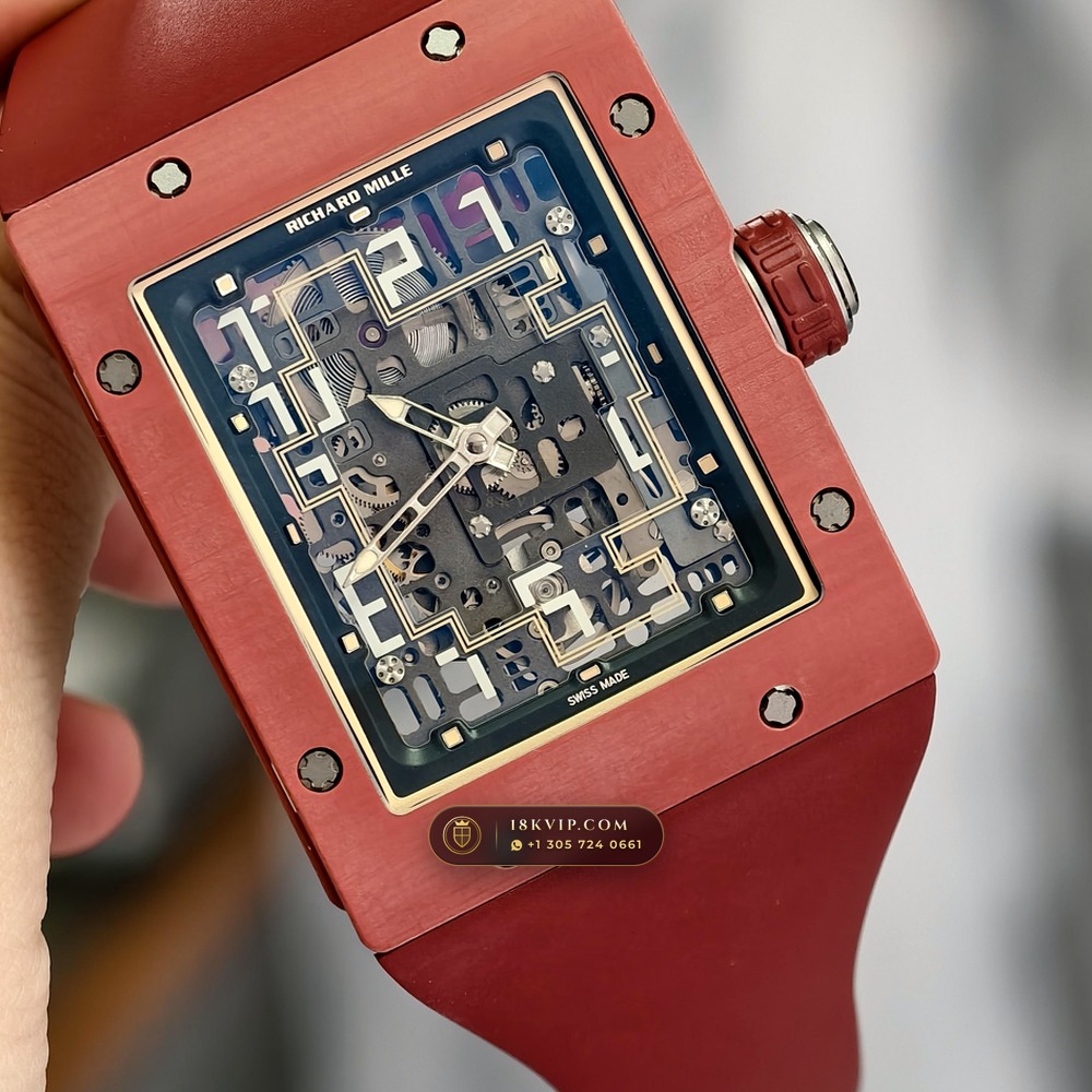 Richard Mille RM 16-02 Automatic Extra-Flat Rectangular — Private Vault Edition — Studio Gallery Plate III in Grade 5 Titanium Monobloc (53.8g Verified Mass, Richard Mille Cal. CRMA9 Skeletonized)