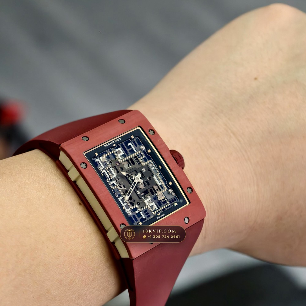 Richard Mille RM 16-02 Automatic Extra-Flat Rectangular — Private Vault Edition — Studio Gallery Plate VIII in Grade 5 Titanium Monobloc (53.8g Verified Mass, Richard Mille Cal. CRMA9 Skeletonized)