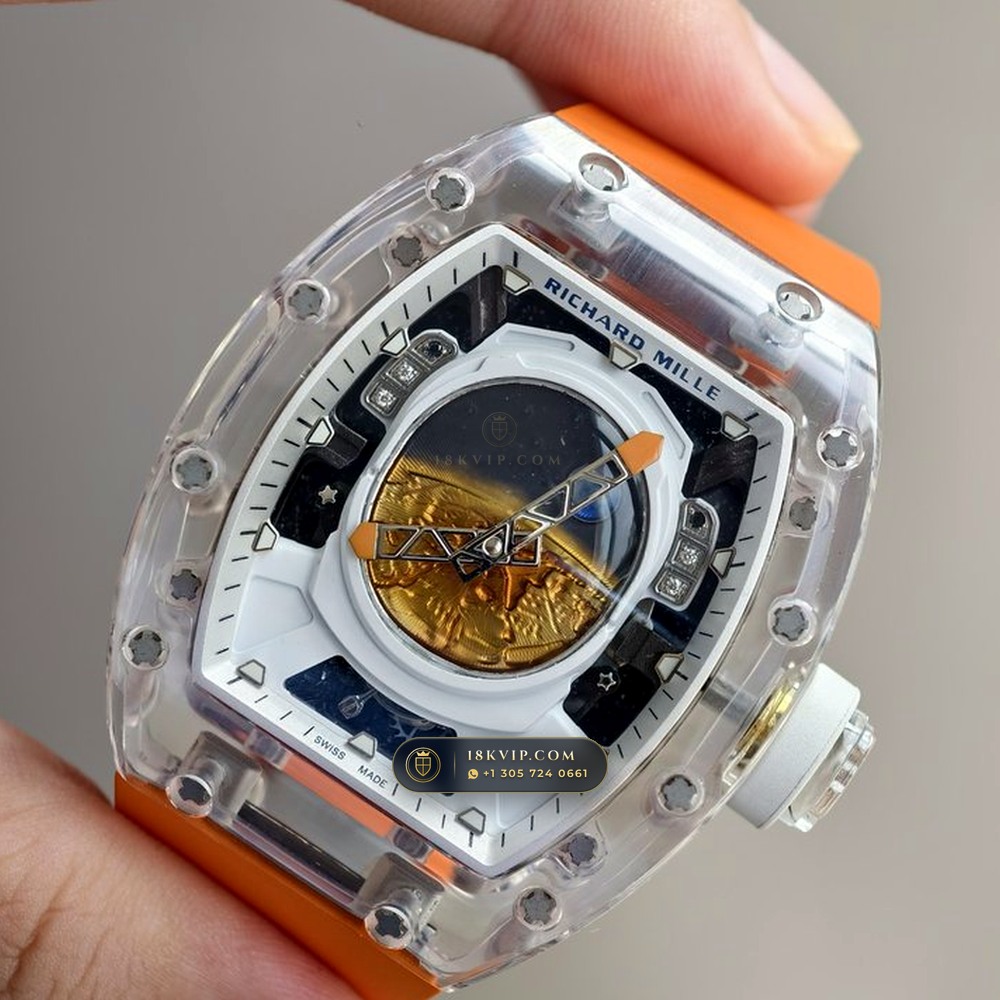 Richard Mille RM 52-05 Pharrell Williams Crystalline Sapphire Tourbillon — Private Vault Edition — Studio Gallery Plate III in Crystalline Sapphire & Grade 5 Titanium (78.3g Verified Mass, Richard Mille Hand-Wound Tourbillon Calibre)