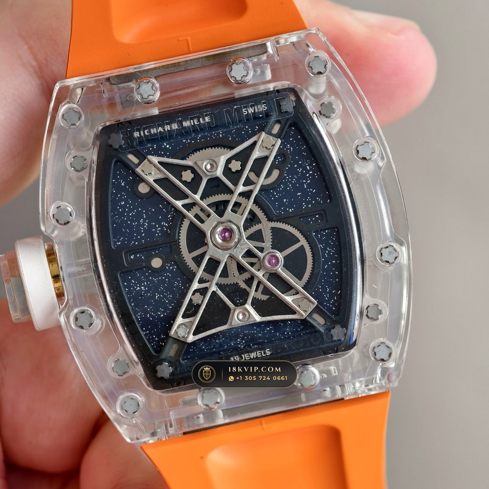Richard Mille RM 52-05 Pharrell Williams Crystalline Sapphire Tourbillon — Private Vault Edition — Studio Gallery Plate VII in Crystalline Sapphire & Grade 5 Titanium (78.3g Verified Mass, Richard Mille Hand-Wound Tourbillon Calibre)