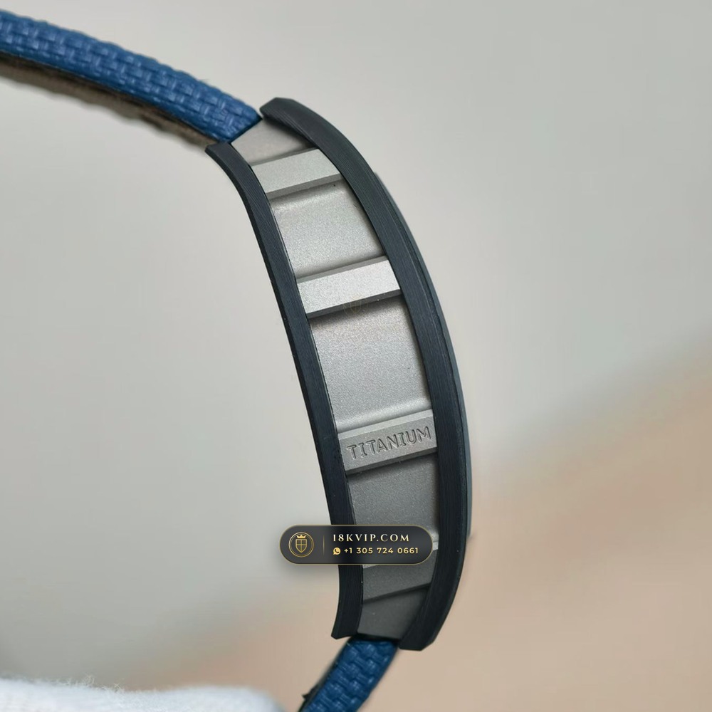 Richard Mille RM 055 Bubba Watson Manual Winding Americas Limited Edition — Private Vault Edition — Studio Gallery Plate IV in Carbon TPT & Grade 5 Titanium (66.1g Verified Mass, Richard Mille Cal. RMUL2 Grade 5 Titanium Skeleton)