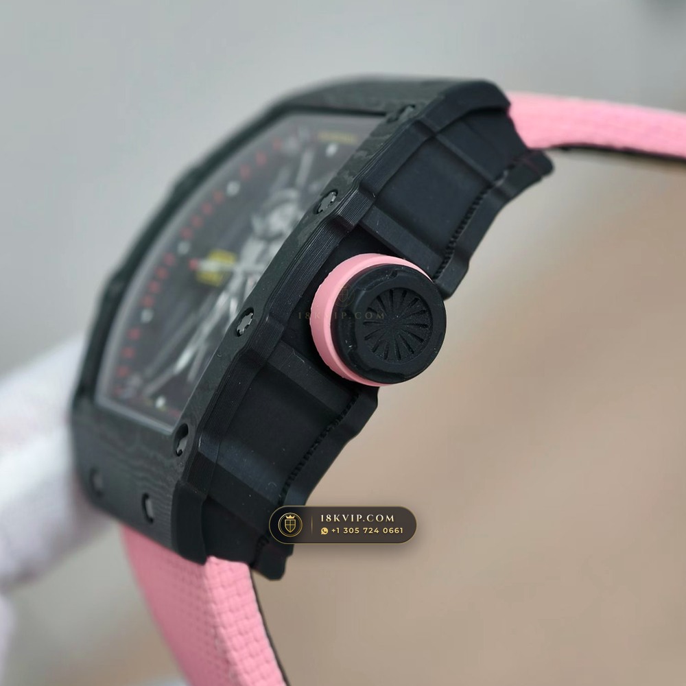 Richard Mille RM 35-01 Rafael Nadal Manual Winding Hand-Chamfered Bevel Spec — Private Vault Edition — Studio Gallery Plate V in Carbon TPT & Grade 5 Titanium (50.9g Verified Mass, Richard Mille Cal. RMUL3 Grade 5 Titanium Skeleton)
