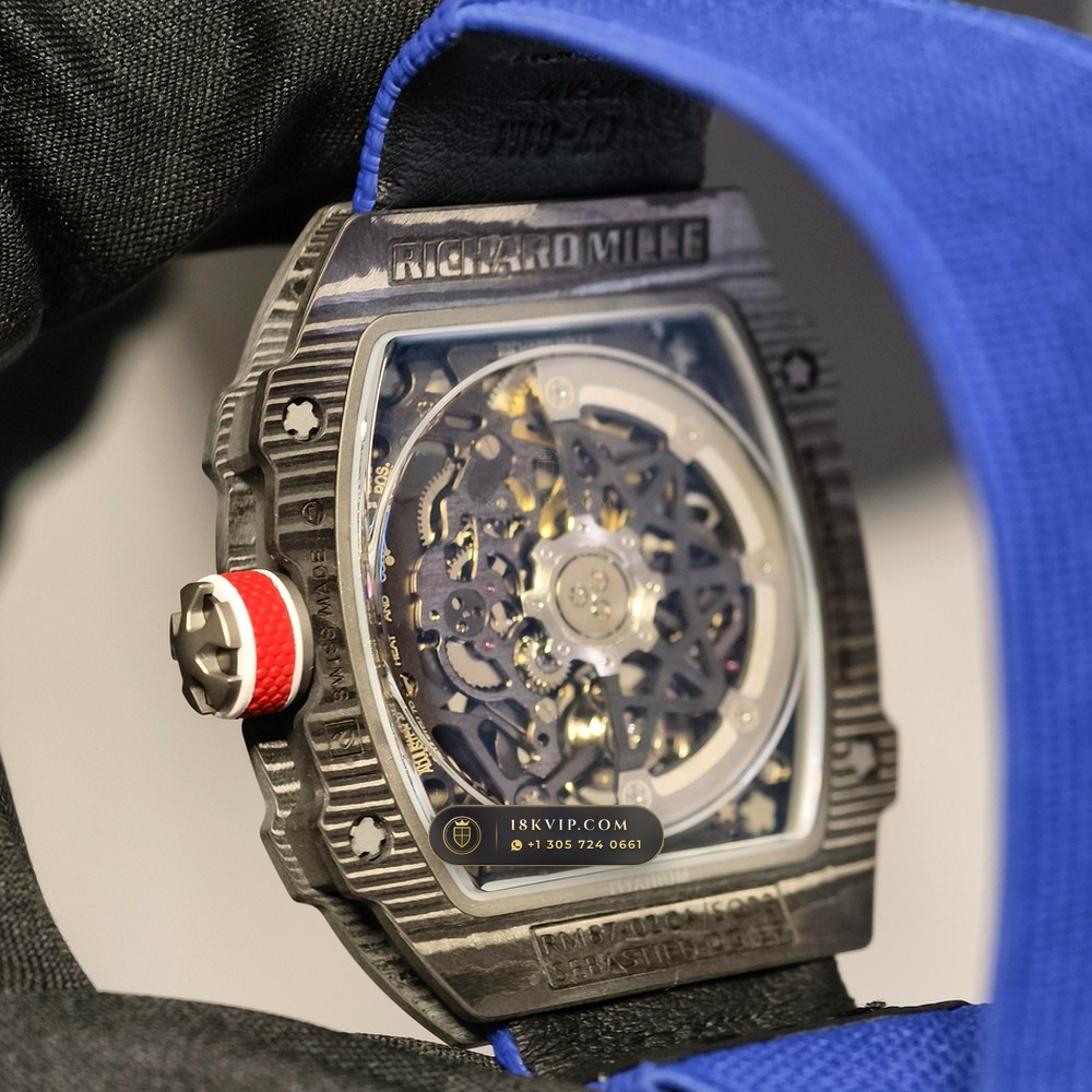 Richard Mille RM 67-02 Automatic Extra-Flat Geneva Atelier Spec — Private Vault Edition — Studio Gallery Plate V in Carbon TPT & Grade 5 Titanium (33.5g Verified Mass, Richard Mille Cal. CRMA7 Skeletonized Titanium)