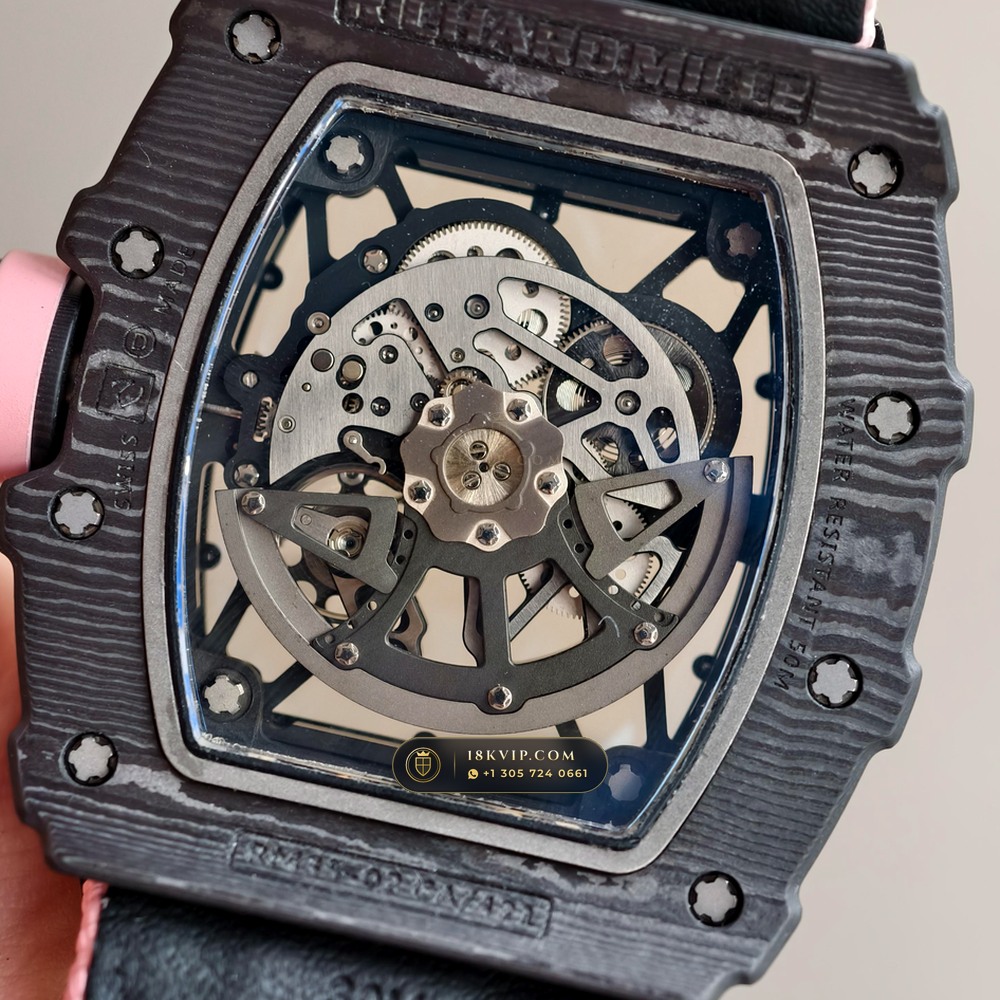 Richard Mille RM 35-02 Rafael Nadal Automatic Black Carbon TPT — Private Vault Edition — Studio Gallery Plate VIII in Carbon TPT & Grade 5 Titanium (50.4g Verified Mass, Richard Mille Cal. RMAL1 Variable-Geometry Rotor)
