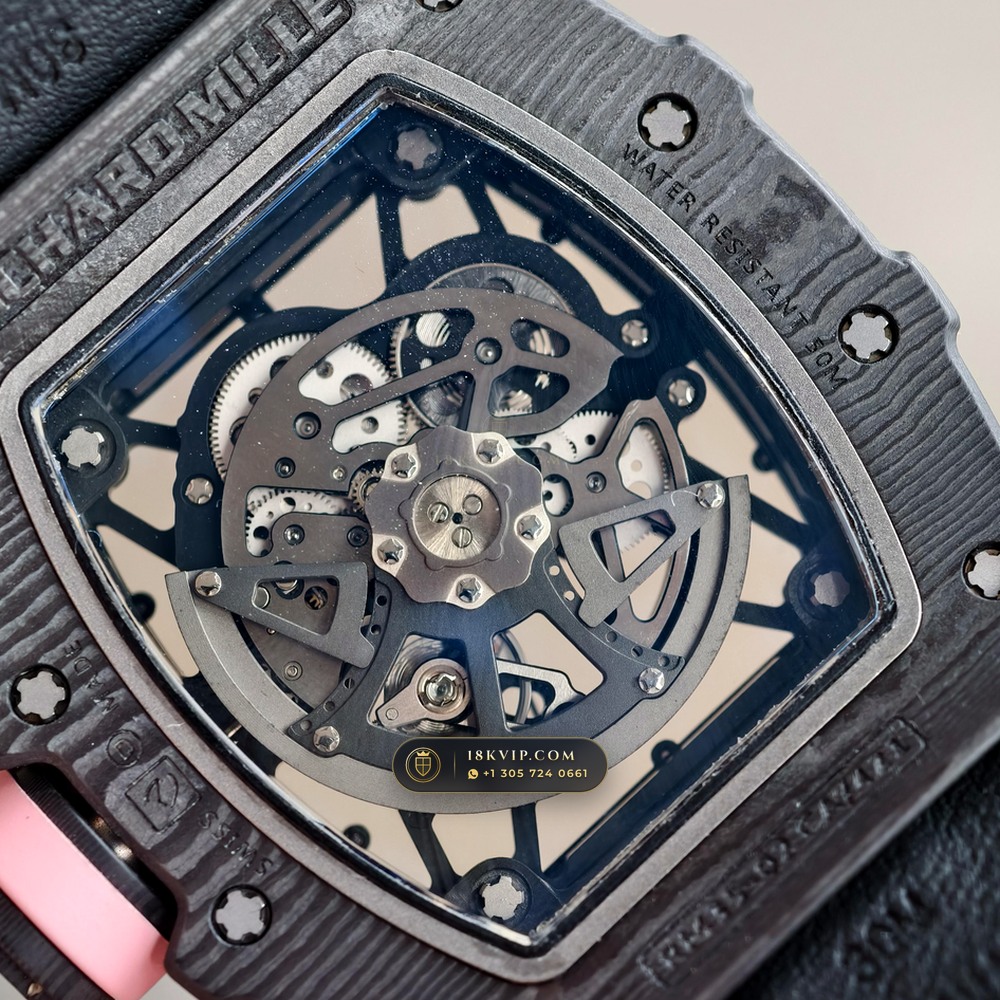 Richard Mille RM 35-02 Rafael Nadal Automatic Black Carbon TPT — Private Vault Edition — Studio Gallery Plate IX in Carbon TPT & Grade 5 Titanium (50.4g Verified Mass, Richard Mille Cal. RMAL1 Variable-Geometry Rotor)