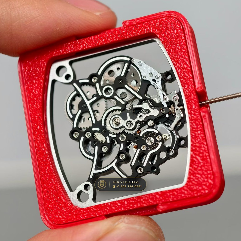 Richard Mille RM 055 Bubba Watson Manual Winding Chronometer Regulated Spec — Private Vault Edition — Studio Gallery Plate III in ATZ White Ceramic & Grade 5 Titanium (66.9g Verified Mass, Richard Mille Cal. RMUL2 Grade 5 Titanium Skeleton)