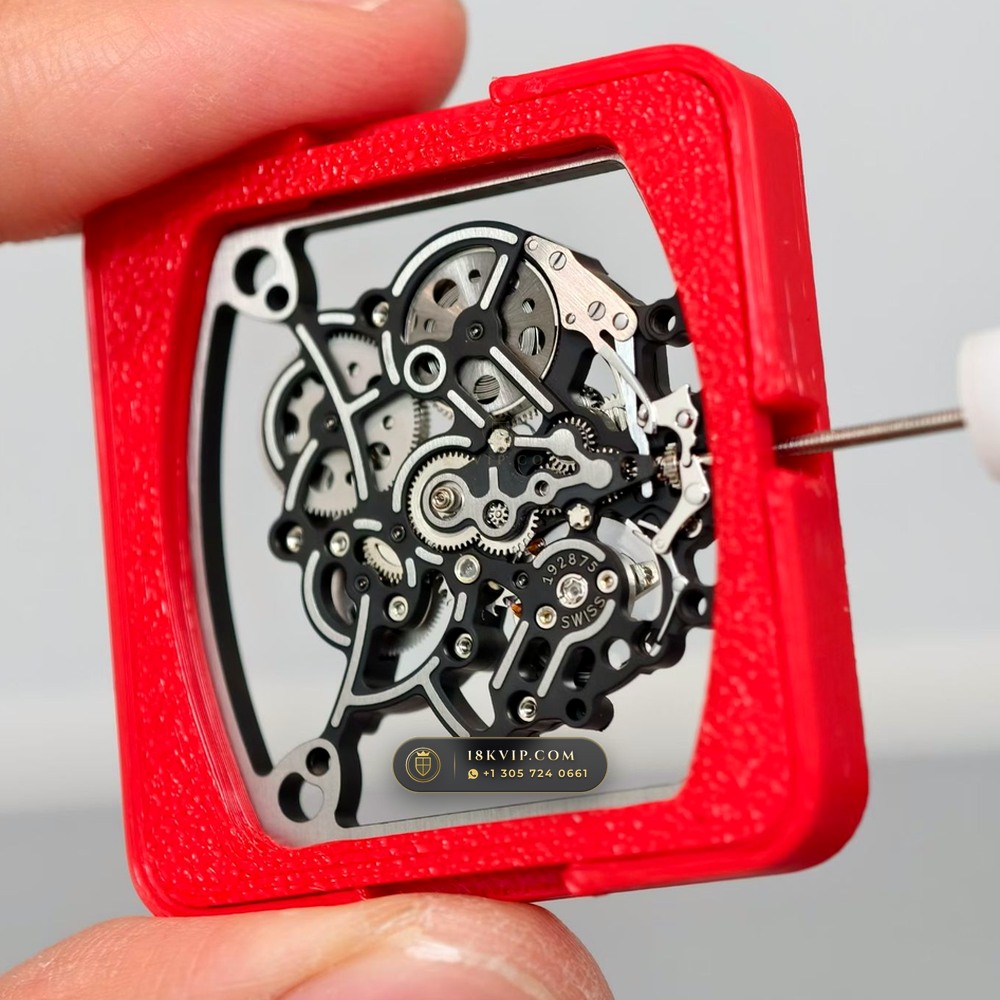 Richard Mille RM 055 Bubba Watson Manual Winding Chronometer Regulated Spec — Private Vault Edition — Studio Gallery Plate IV in ATZ White Ceramic & Grade 5 Titanium (66.9g Verified Mass, Richard Mille Cal. RMUL2 Grade 5 Titanium Skeleton)