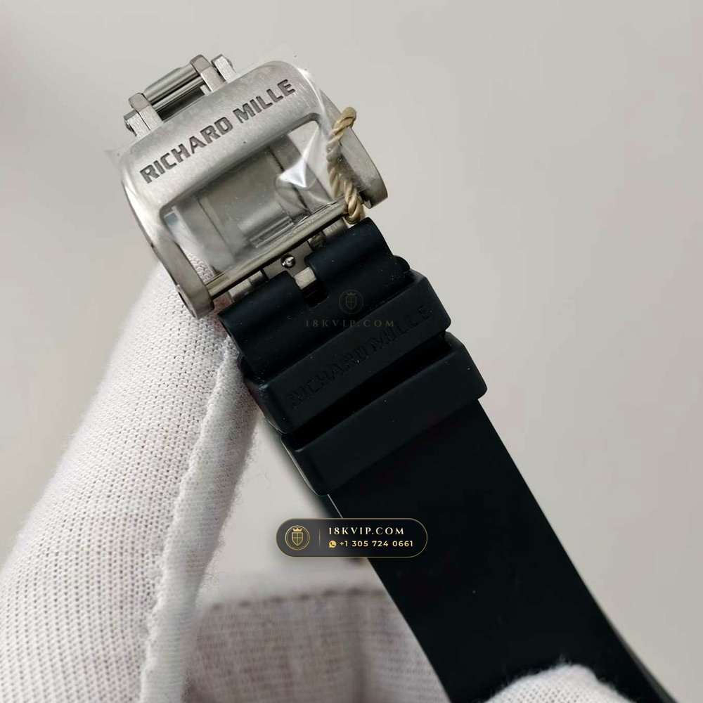 Richard Mille RM 61-01 Yohan Blake Asymmetric White Quartz TPT — Private Vault Edition — Studio Gallery Plate VII in Carbon TPT & Grade 5 Titanium (55.3g Verified Mass, Richard Mille Cal. RMUL2 Free-Sprung Skeleton)