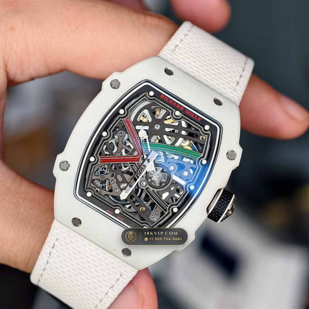 Richard Mille RM 67-02 Automatic Extra-Flat UAE Limited Edition — Private Vault Edition — Studio Gallery Plate III in Carbon TPT & Grade 5 Titanium (33.6g Verified Mass, Richard Mille Cal. CRMA7 Skeletonized Titanium)
