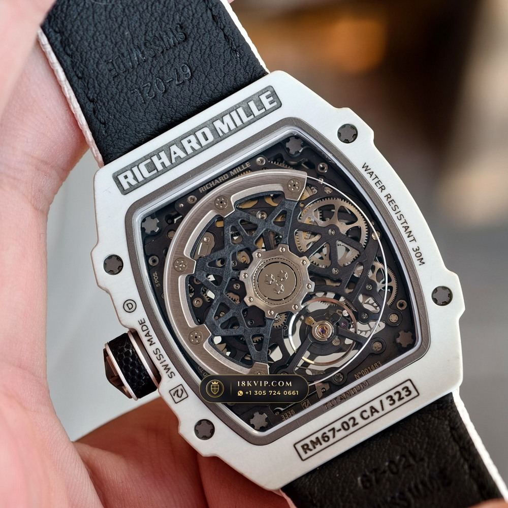 Richard Mille RM 67-02 Automatic Extra-Flat UAE Limited Edition — Private Vault Edition — Studio Gallery Plate VII in Carbon TPT & Grade 5 Titanium (33.6g Verified Mass, Richard Mille Cal. CRMA7 Skeletonized Titanium)