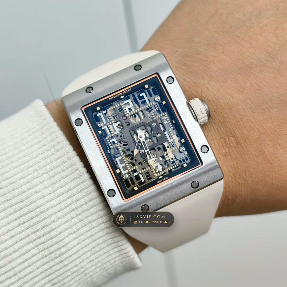 Richard Mille RM 16-02 Automatic Extra-Flat Rectangular Geneva Atelier Spec — Private Vault Edition — Studio Gallery Plate VIII in Grade 5 Titanium Monobloc (53.6g Verified Mass, Richard Mille Cal. CRMA9 Skeletonized)