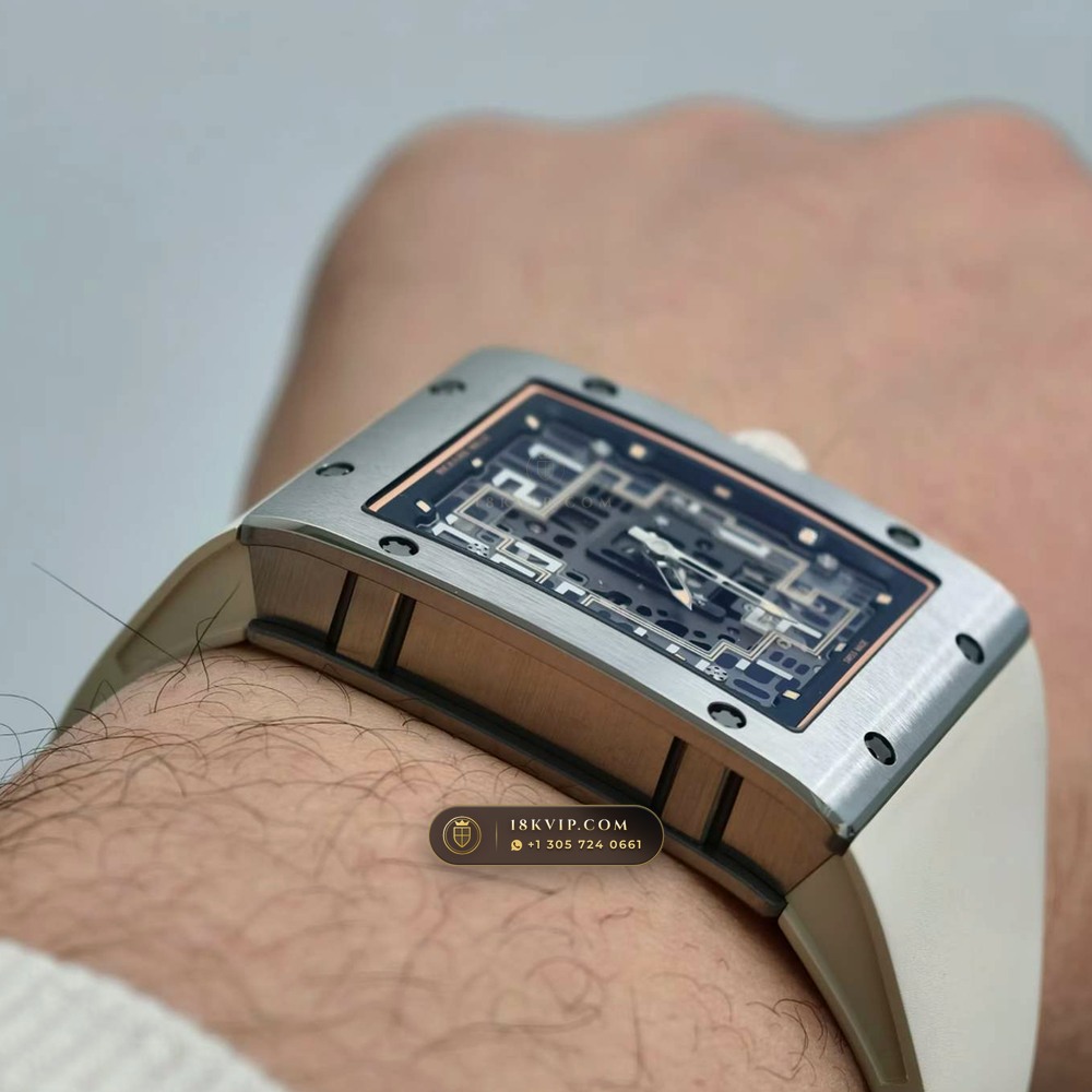 Richard Mille RM 16-02 Automatic Extra-Flat Rectangular Geneva Atelier Spec — Private Vault Edition — Studio Gallery Plate IX in Grade 5 Titanium Monobloc (53.6g Verified Mass, Richard Mille Cal. CRMA9 Skeletonized)