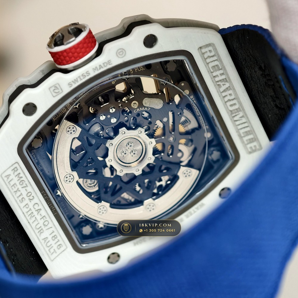 Richard Mille RM 67-02 Automatic Extra-Flat Chronometer Regulated Spec — Private Vault Edition — Studio Gallery Plate VII in Carbon TPT & Grade 5 Titanium (33.3g Verified Mass, Richard Mille Cal. CRMA7 Skeletonized Titanium)