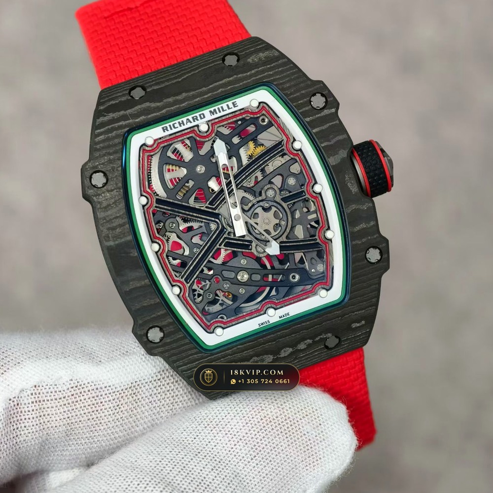 Richard Mille RM 67-02 Automatic Extra-Flat Italy Limited Edition — Private Vault Edition — Studio Gallery Plate II in Carbon TPT & Grade 5 Titanium (33.6g Verified Mass, Richard Mille Cal. CRMA7 Skeletonized Titanium)