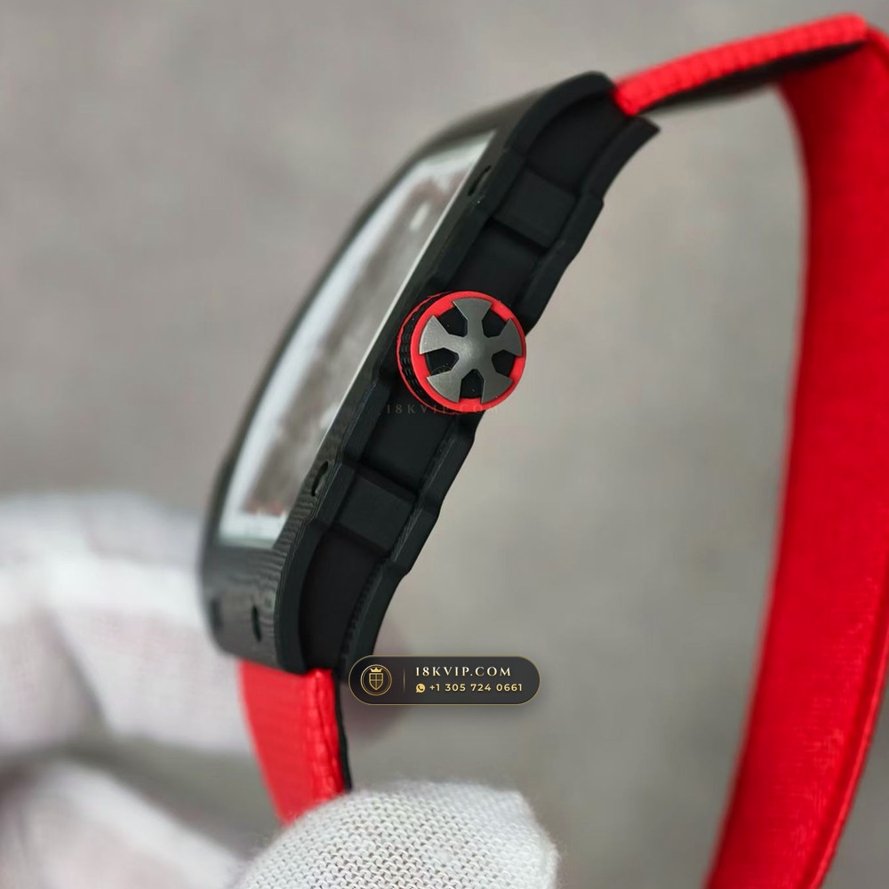 Richard Mille RM 67-02 Automatic Extra-Flat Italy Limited Edition — Private Vault Edition — Studio Gallery Plate V in Carbon TPT & Grade 5 Titanium (33.6g Verified Mass, Richard Mille Cal. CRMA7 Skeletonized Titanium)