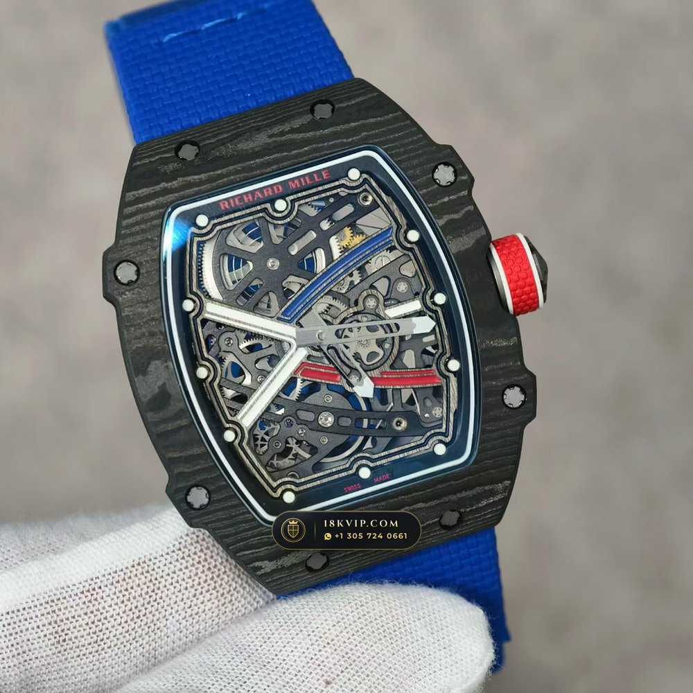 Richard Mille RM 67-02 Automatic Extra-Flat Sebastien Ogier Carbon TPT — Private Vault Edition — Studio Gallery Plate II in Carbon TPT & Grade 5 Titanium (33.5g Verified Mass, Richard Mille Cal. CRMA7 Skeletonized Titanium)