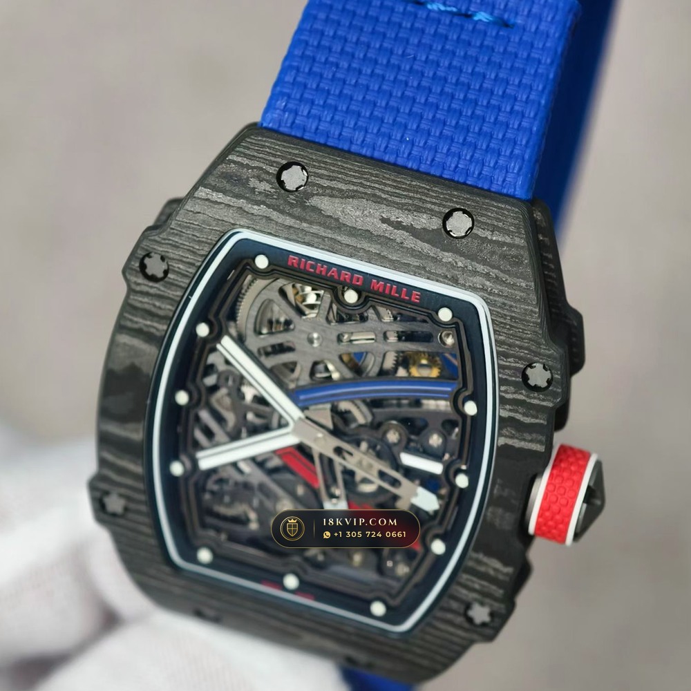 Richard Mille RM 67-02 Automatic Extra-Flat Sebastien Ogier Carbon TPT — Private Vault Edition — Studio Gallery Plate IV in Carbon TPT & Grade 5 Titanium (33.5g Verified Mass, Richard Mille Cal. CRMA7 Skeletonized Titanium)