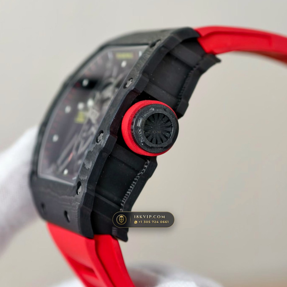 Richard Mille RM 35-02 Rafael Nadal Automatic — Private Vault Edition — Studio Gallery Plate V in Carbon TPT & Grade 5 Titanium (50.3g Verified Mass, Richard Mille Cal. RMAL1 Variable-Geometry Rotor)