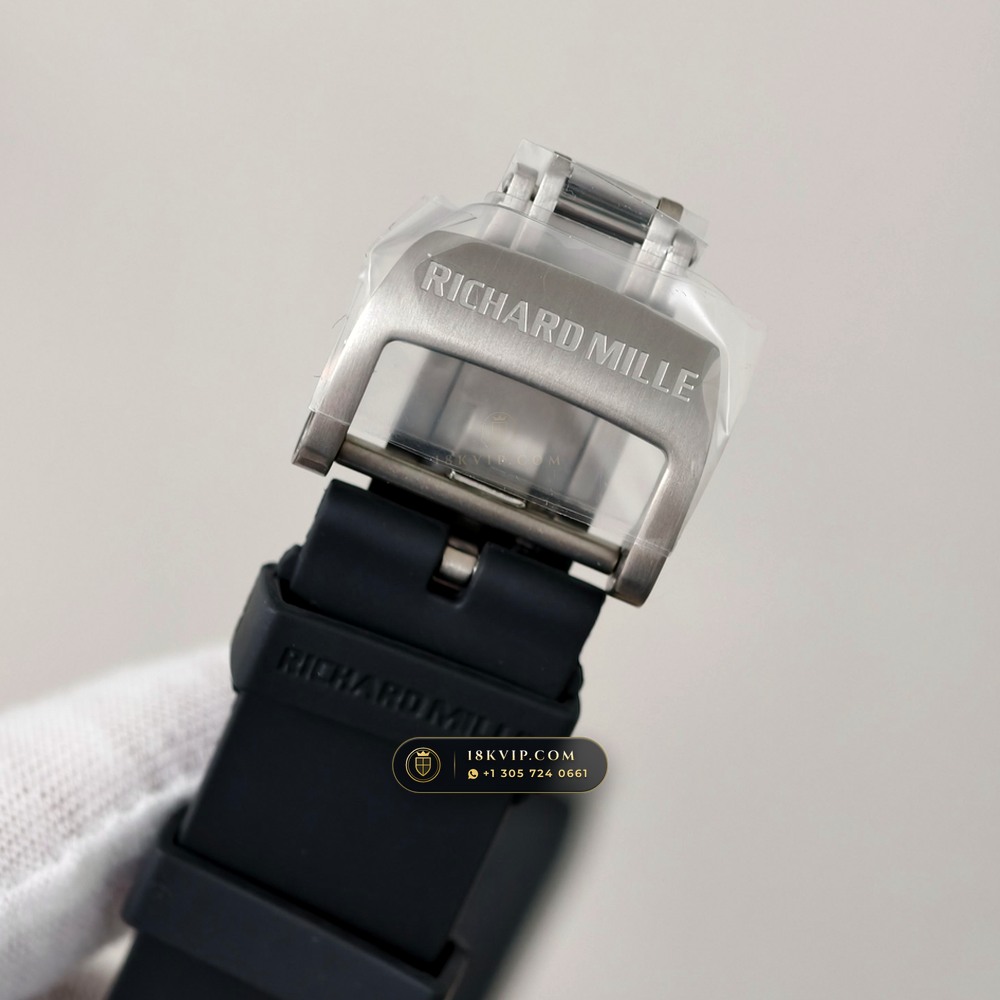 Richard Mille RM 61-01 Yohan Blake Asymmetric Sapphire Caseback Spec — Private Vault Edition — Studio Gallery Plate VI in Carbon TPT & Grade 5 Titanium (55.4g Verified Mass, Richard Mille Cal. RMUL2 Free-Sprung Skeleton)