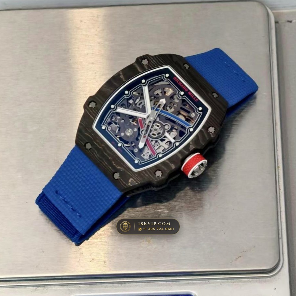 Richard Mille RM 67-02 Automatic Extra-Flat Sebastien Ogier Carbon TPT Sapphire Caseback Spec — Private Vault Edition — Studio Gallery Plate VIII in Carbon TPT & Grade 5 Titanium (33.4g Verified Mass, Richard Mille Cal. CRMA7 Skeletonized Titanium)