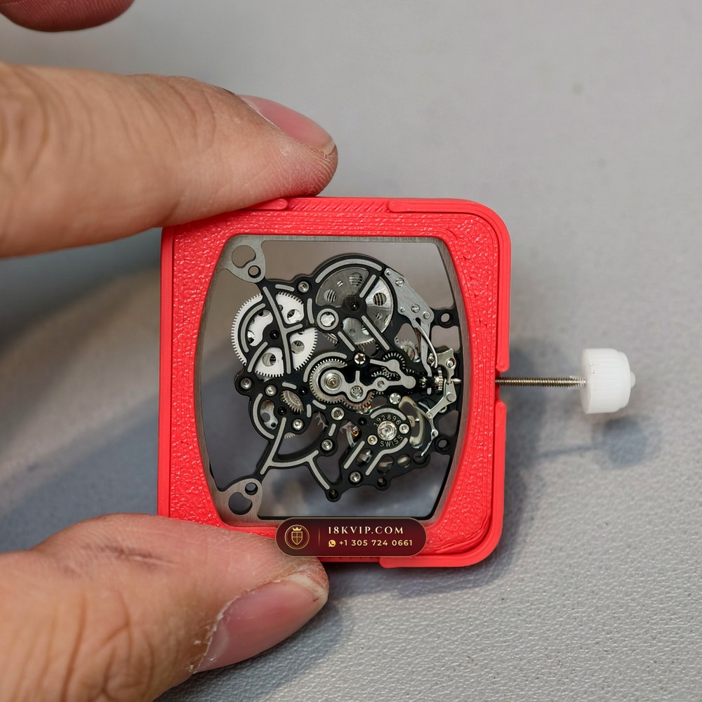 Richard Mille RM 055 Bubba Watson Manual Winding Master Watchmaker Spec — Private Vault Edition — Studio Gallery Plate VII in ATZ White Ceramic & Grade 5 Titanium (66.9g Verified Mass, Richard Mille Cal. RMUL2 Grade 5 Titanium Skeleton)