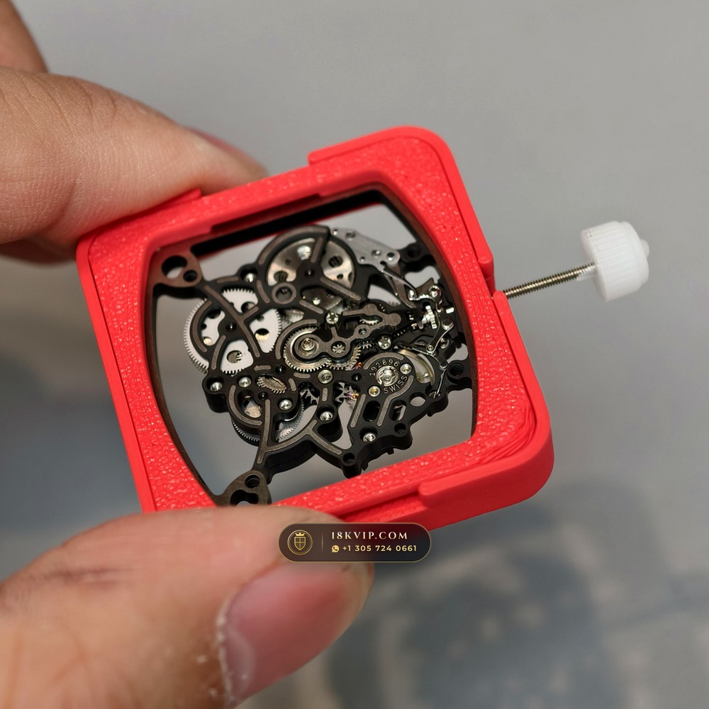 Richard Mille RM 055 Bubba Watson Manual Winding Master Watchmaker Spec — Private Vault Edition — Studio Gallery Plate VIII in ATZ White Ceramic & Grade 5 Titanium (66.9g Verified Mass, Richard Mille Cal. RMUL2 Grade 5 Titanium Skeleton)