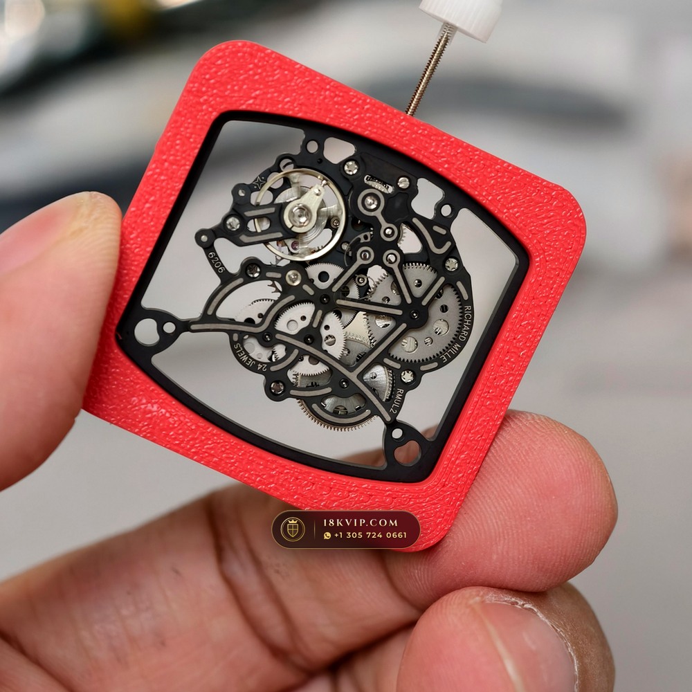 Richard Mille RM 055 Bubba Watson Manual Winding Master Watchmaker Spec — Private Vault Edition — Studio Gallery Plate IX in ATZ White Ceramic & Grade 5 Titanium (66.9g Verified Mass, Richard Mille Cal. RMUL2 Grade 5 Titanium Skeleton)