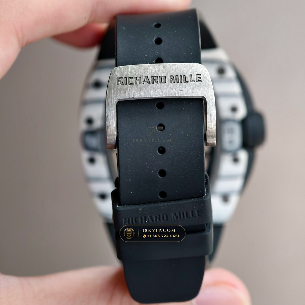 Richard Mille RM 61-01 Yohan Blake Asymmetric — Private Vault Edition — Studio Gallery Plate VII in Carbon TPT & Grade 5 Titanium (55.4g Verified Mass, Richard Mille Cal. RMUL2 Free-Sprung Skeleton)