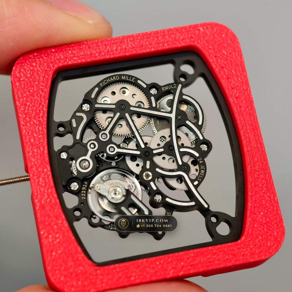 Richard Mille RM 61-01 Yohan Blake Asymmetric Ref. RM 061 — Private Vault Edition — Studio Gallery Plate VI in Carbon TPT & Grade 5 Titanium (55.1g Verified Mass, Richard Mille Cal. RMUL2 Free-Sprung Skeleton)
