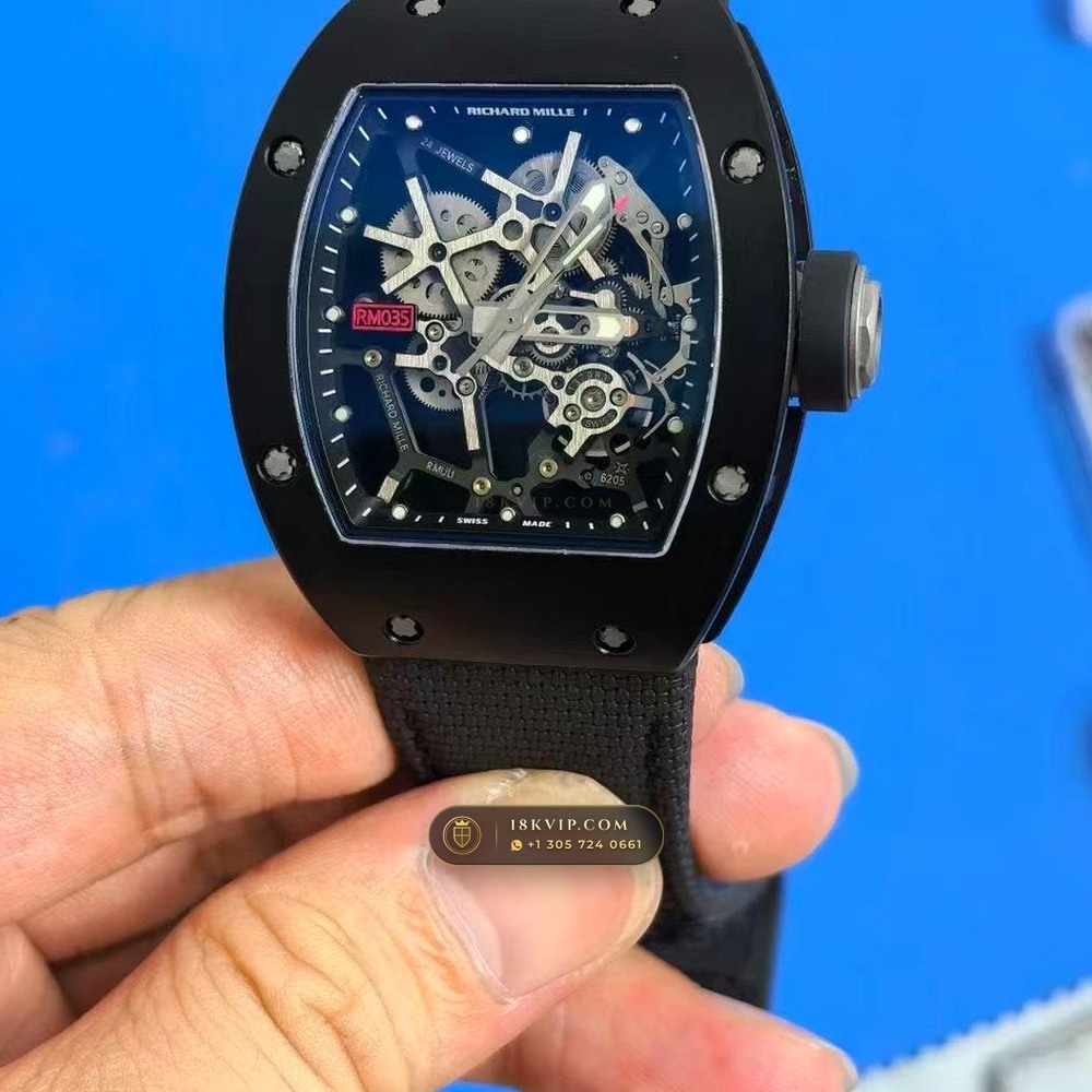 Richard Mille RM 35-02 Rafael Nadal Automatic Ref. RM 035 — Private Vault Edition — Studio Gallery Plate II in Carbon TPT & Grade 5 Titanium (50.2g Verified Mass, Richard Mille Cal. RMAL1 Variable-Geometry Rotor)