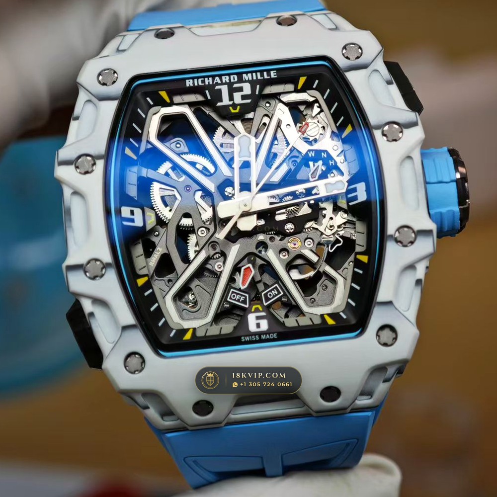 Richard Mille RM 35-03 Automatic Rafael Nadal Chronometer Regulated Spec — Private Vault Edition — Studio Gallery Plate II in Carbon TPT & Grade 5 Titanium (50.1g Verified Mass, Richard Mille Cal. RMAL2 Butterfly Split-Rotor)