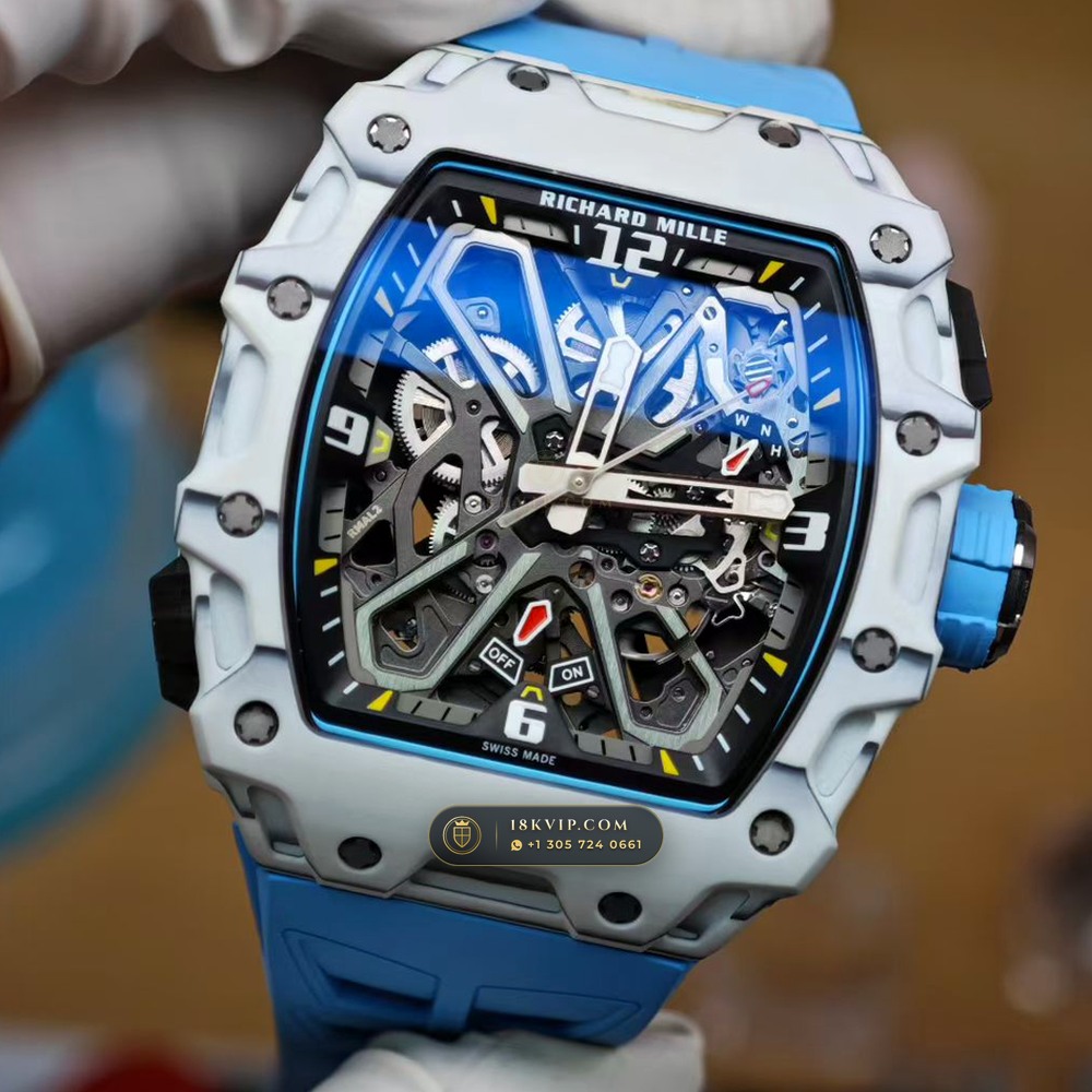Richard Mille RM 35-03 Automatic Rafael Nadal Chronometer Regulated Spec — Private Vault Edition — Studio Gallery Plate III in Carbon TPT & Grade 5 Titanium (50.1g Verified Mass, Richard Mille Cal. RMAL2 Butterfly Split-Rotor)