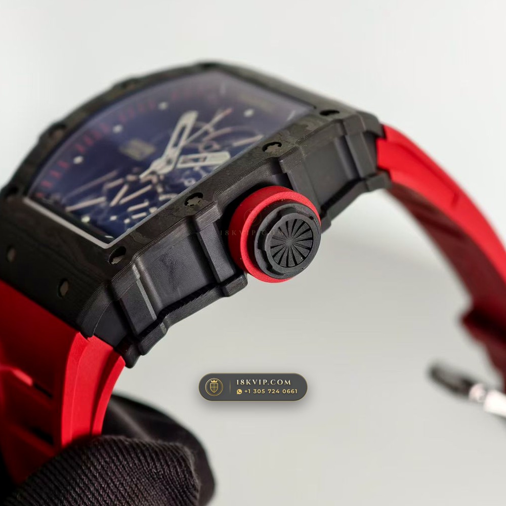 Richard Mille RM 35-02 Rafael Nadal Automatic Free-Sprung Calibre — Private Vault Edition — Studio Gallery Plate V in Carbon TPT & Grade 5 Titanium (50.1g Verified Mass, Richard Mille Cal. RMAL1 Variable-Geometry Rotor)
