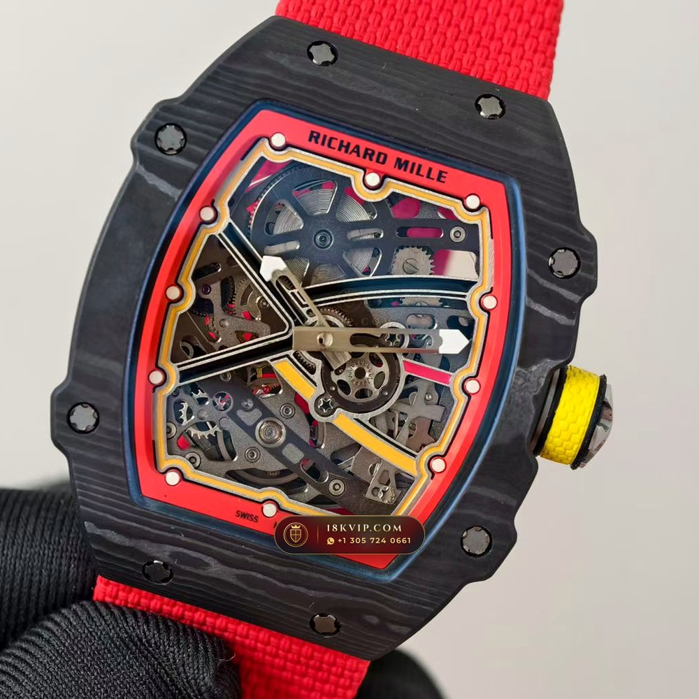Richard Mille RM 67-02 Automatic Extra-Flat Alexander Zverev Carbon TPT — Private Vault Edition — Studio Gallery Plate IV in Carbon TPT & Grade 5 Titanium (33.4g Verified Mass, Richard Mille Cal. CRMA7 Skeletonized Titanium)
