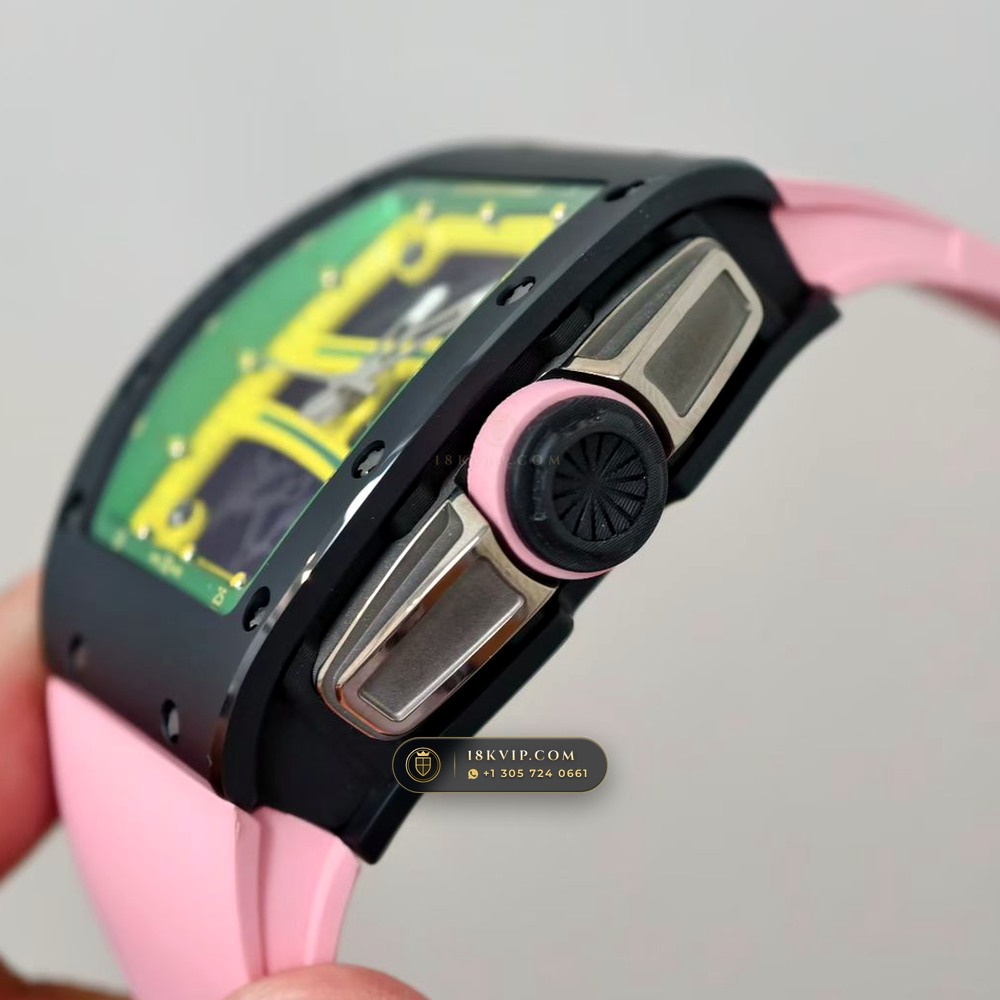 Richard Mille RM 61-01 Yohan Blake Asymmetric 5-Axis CNC Case Ref. RM 061 — Private Vault Edition — Studio Gallery Plate V in Carbon TPT & Grade 5 Titanium (55.2g Verified Mass, Richard Mille Cal. RMUL2 Free-Sprung Skeleton)