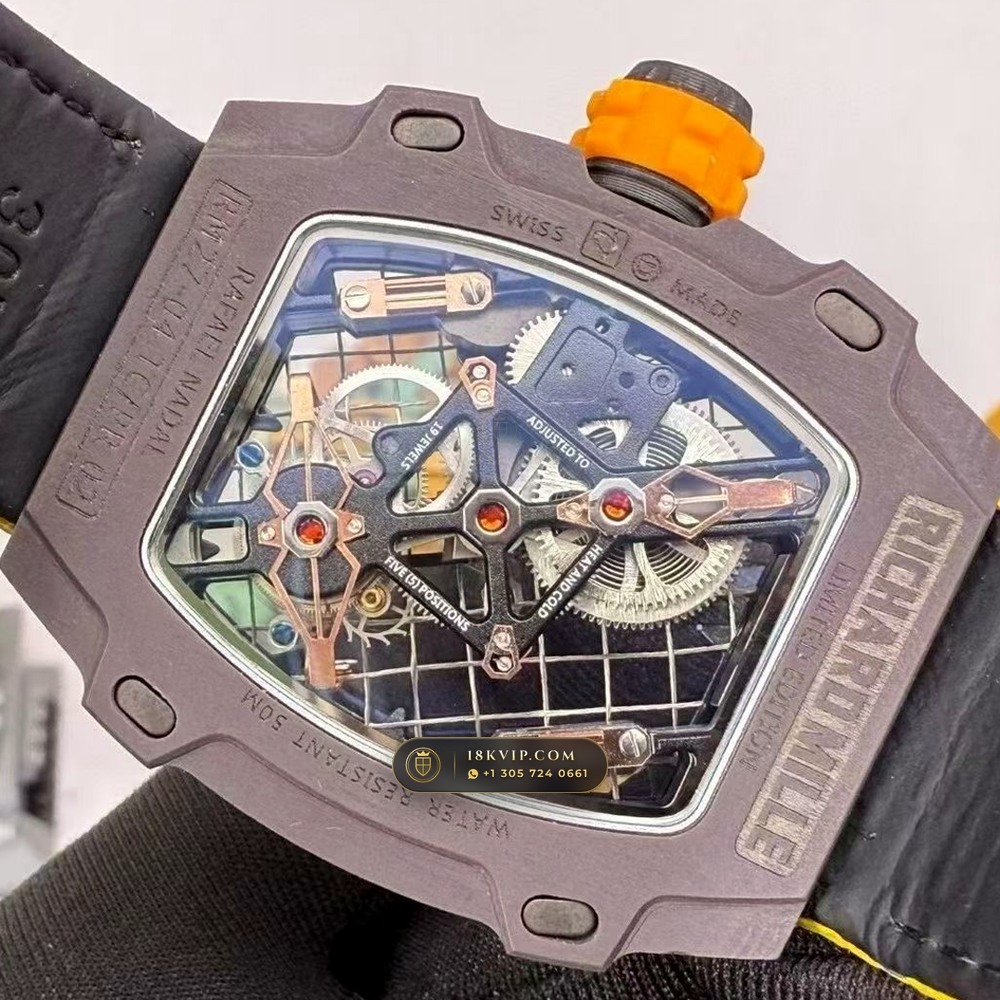 Richard Mille RM Tourbillon Haute Horlogerie Ref. RM 27-04 — Private Vault Edition — Studio Gallery Plate IV in Carbon TPT & Grade 5 Titanium (42.9g Verified Mass, Richard Mille Hand-Wound Tourbillon Calibre)