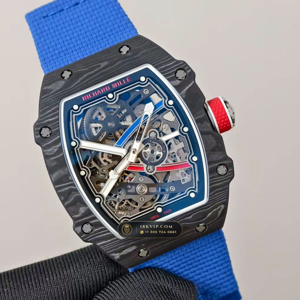 Richard Mille RM 67-02 Automatic Extra-Flat Sebastien Ogier Carbon TPT Master Watchmaker Spec — Private Vault Edition — Studio Gallery Plate III in Carbon TPT & Grade 5 Titanium (33.5g Verified Mass, Richard Mille Cal. CRMA7 Skeletonized Titanium)