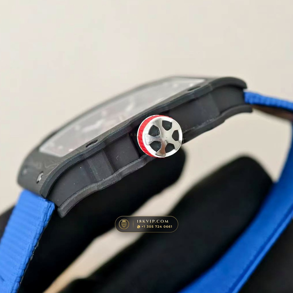 Richard Mille RM 67-02 Automatic Extra-Flat Sebastien Ogier Carbon TPT Master Watchmaker Spec — Private Vault Edition — Studio Gallery Plate V in Carbon TPT & Grade 5 Titanium (33.5g Verified Mass, Richard Mille Cal. CRMA7 Skeletonized Titanium)