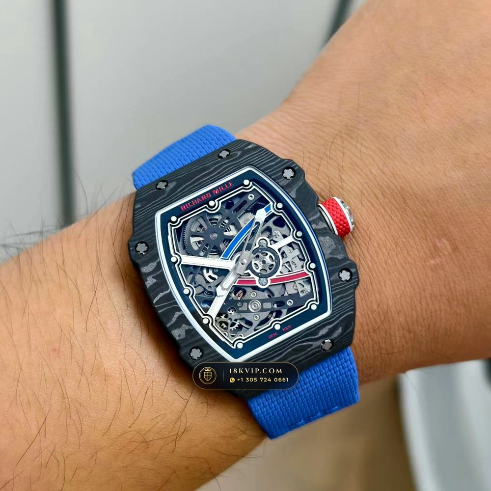 Richard Mille RM 67-02 Automatic Extra-Flat Sebastien Ogier Carbon TPT Master Watchmaker Spec — Private Vault Edition — Studio Gallery Plate VII in Carbon TPT & Grade 5 Titanium (33.5g Verified Mass, Richard Mille Cal. CRMA7 Skeletonized Titanium)