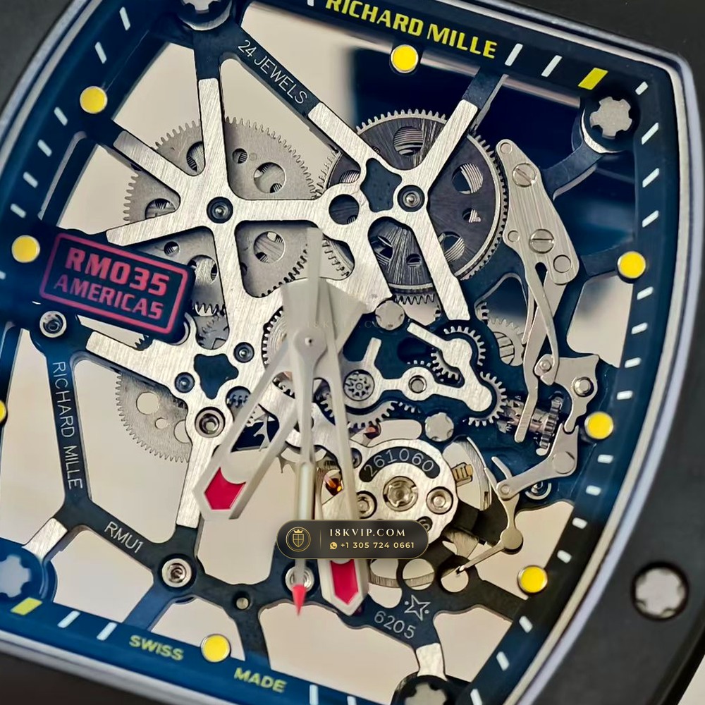 Richard Mille RM 35-02 Rafael Nadal Automatic Americas Limited Edition Ref. RM 035 — Private Vault Edition — Studio Gallery Plate IV in Carbon TPT & Grade 5 Titanium (50.7g Verified Mass, Richard Mille Cal. RMAL1 Variable-Geometry Rotor)