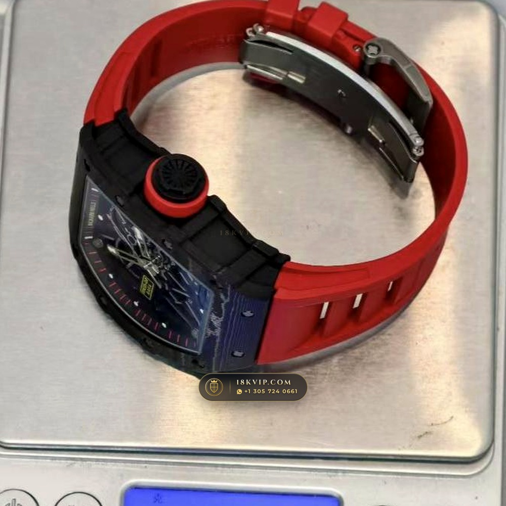Richard Mille RM 35-02 Rafael Nadal Automatic Master Watchmaker Spec — Private Vault Edition — Studio Gallery Plate VIII in Carbon TPT & Grade 5 Titanium (50.3g Verified Mass, Richard Mille Cal. RMAL1 Variable-Geometry Rotor)